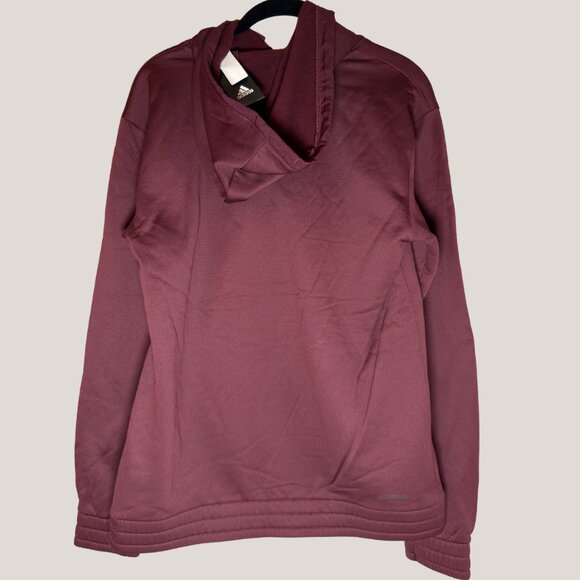 NWT Adidas Texas A&M Aggies Maroon Logo Pullover Hoodie - Picture 2 of 10